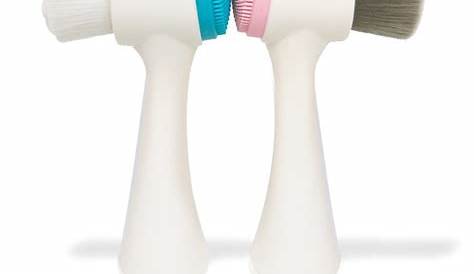 ETEREAUTY Double Sided Facial Brush Manual Superfine Face Cleansing
