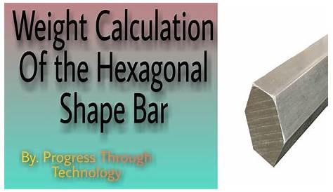 hexagonal bar weight chart