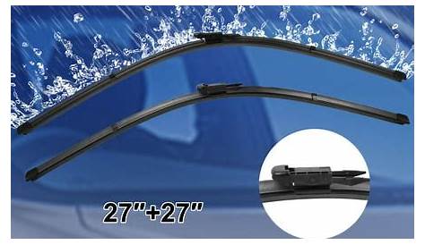 27"+ 27" Exact Fit Windshield Wiper Blades for 2014 2015 2016 Ford