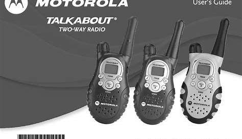 MOTOROLA TALKABOUT T5900 USER MANUAL Pdf Download | ManualsLib