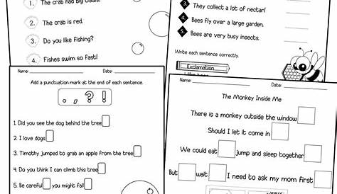 Punctuation Worksheets | Made By Teachers