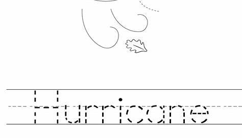hurricane worksheets for 1st grade