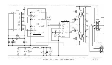 220vac to 110vac circuit diagram