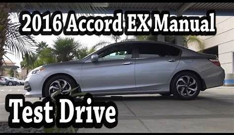 2016 honda accord manual