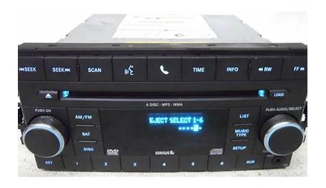 Jeep Wrangler 2008 2009 Factory Stereo 6 Disc CD DVD Player SAT Ready Radio P05064948AC