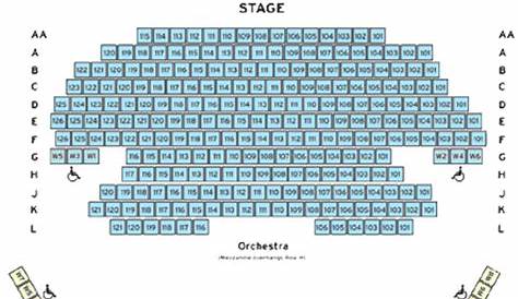 virginia theater seating chart