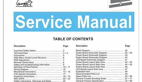 SHARP 190TW8FB SERVICE MANUAL Pdf Download | ManualsLib