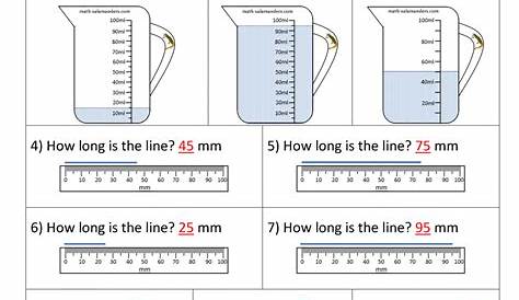 measurement worksheet 2nd grade