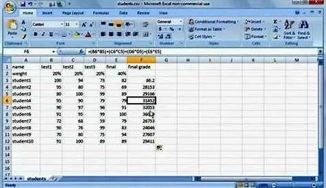 Excel 2007 Tutorial 4 Basic Spreadsheet 2 - YouTube