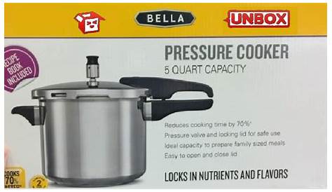 Bella Pressure Cooker - 5 Quart Capacity - #BellaLife #Unboxing #
