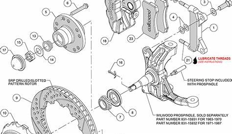 Wilwood Disc Brakes - Front Brake Kit Part No: 140-15943-DR