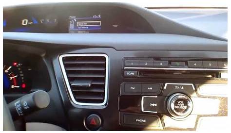 2013 Honda Civic Bluetooth Demo - YouTube