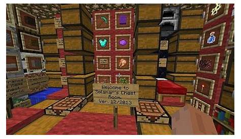 Mini Storage Room with Very Full Chests Ver 12/2013 Minecraft Project