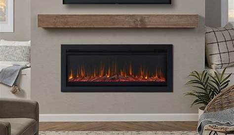 Real Flame 46.5-in Black Electric Fireplace Insert in the Electric