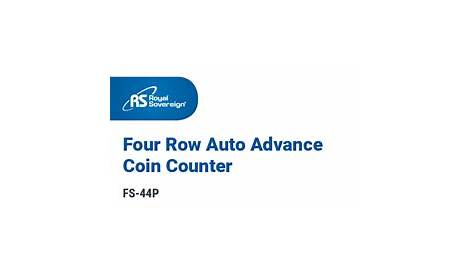 Royal Sovereign, FS-44P, Auto 4 Row Coin Sorter : Amazon.ca: Office