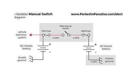 battery isolator wiring schematic