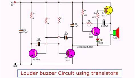 simple beep sound circuit diagram