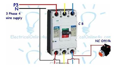 wiring diagram contactor and overload
