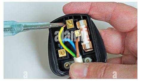 how to wire a 110 male plug