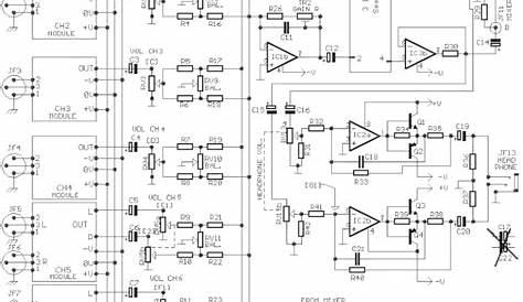 Sound Mixer Audio Mixer Circuit Diagram / Sound Mixer Equipment : The