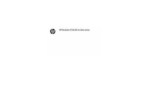 HP DeskJet 2130 All-in-One Printer User Guide - PDF - UserDrivers