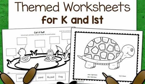 pond life worksheets preschool