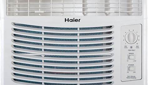 Haier 5,000 BTU 115V Window-Mounted Air Conditioner with Mechanical