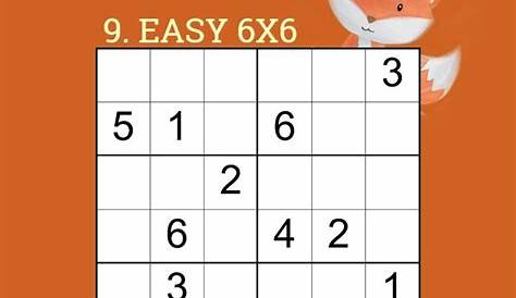 Free Printable Sudoku 6x6 - Sudoku Printable