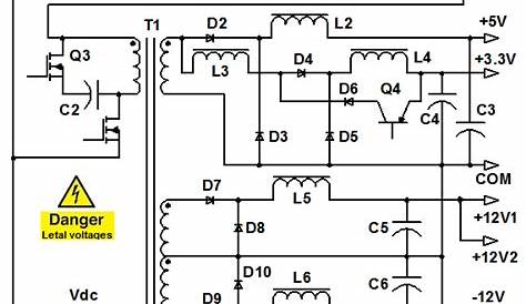 atx power supply circuit diagram