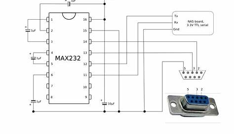 max232 circuit diagram