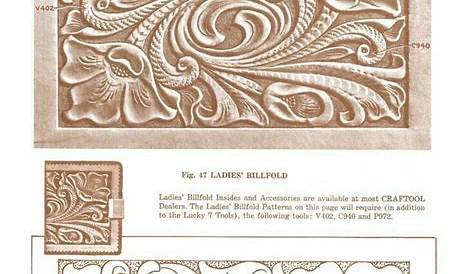 printable western leather tooling patterns