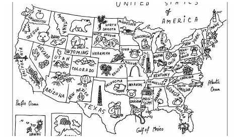 United States Map Coloring Page Pdf - Christopher Myersa's Coloring Pages