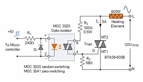 power electronics - A basic solid state relay circuit - Electrical