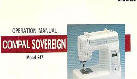 Brother Sewing Machine Instructions