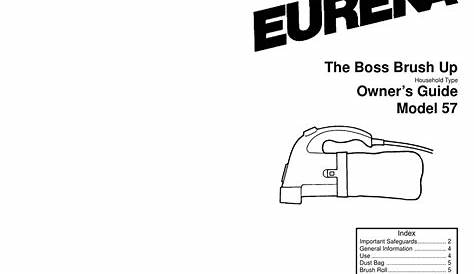 eureka 25.2v manual