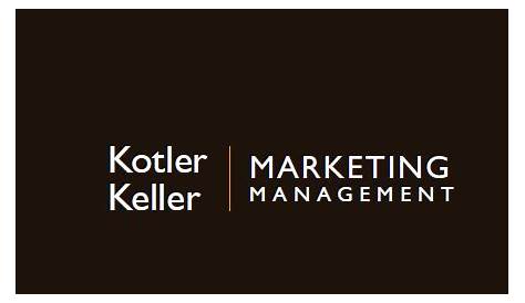 Book: Marketing Management 15th global edition by Kotler and Keller