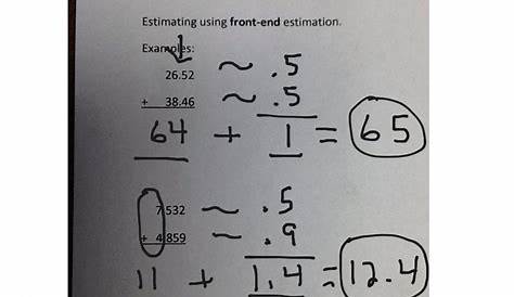 estimation for grade 5
