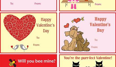valentine's day cards printable