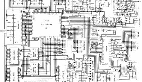 circuit diagram of a microprocessor
