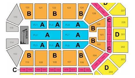 van andel arena floor seating chart
