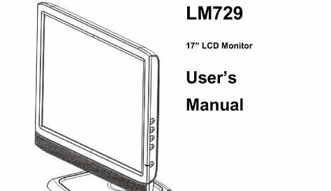 AOC LM729 MONITOR USER MANUAL | ManualsLib
