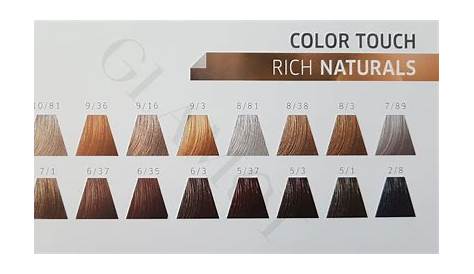wella demi permanent hair color chart