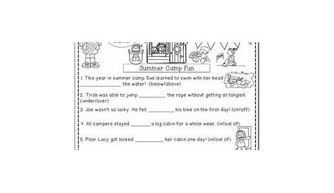 Prepositions - 1st Grade by Frogs Fairies and Lesson Plans | TpT