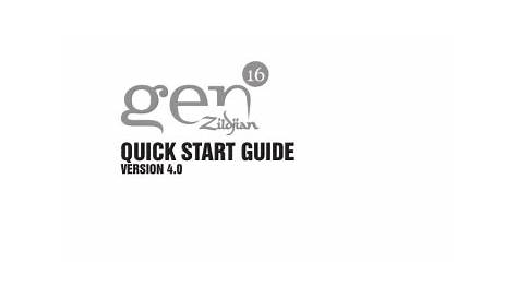 QUICK START GUIDE | Manualzz