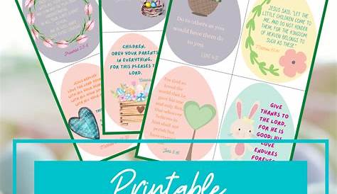 Printable Easter Bible Verse Cards - Long Wait For Isabella