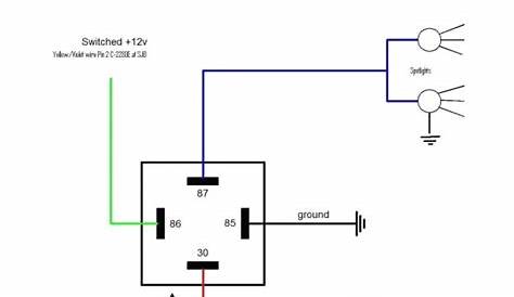 4 pin relay schematic