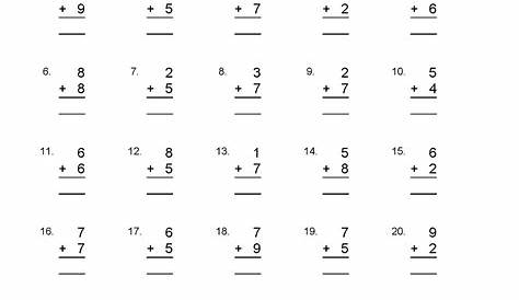 math worksheets for 1st grade
