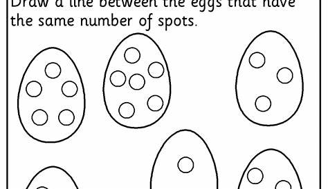 Easter mathematics worksheets for 1st grade