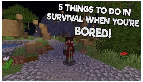 what to build in minecraft survival when bored