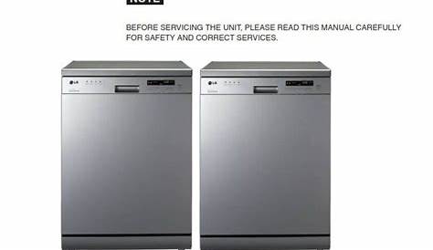 LG D1419LF dishwasher original service, repair and technical